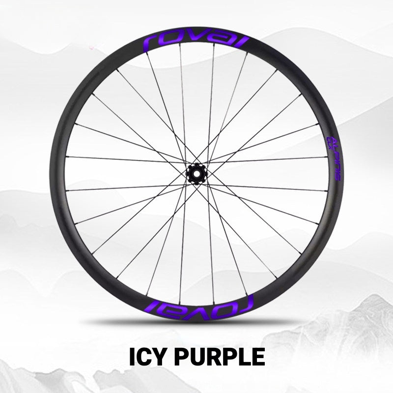 Roval Alpinist Carbon Wheel Decals | Custom Logo Color Change Stickers for Specialized Wheels