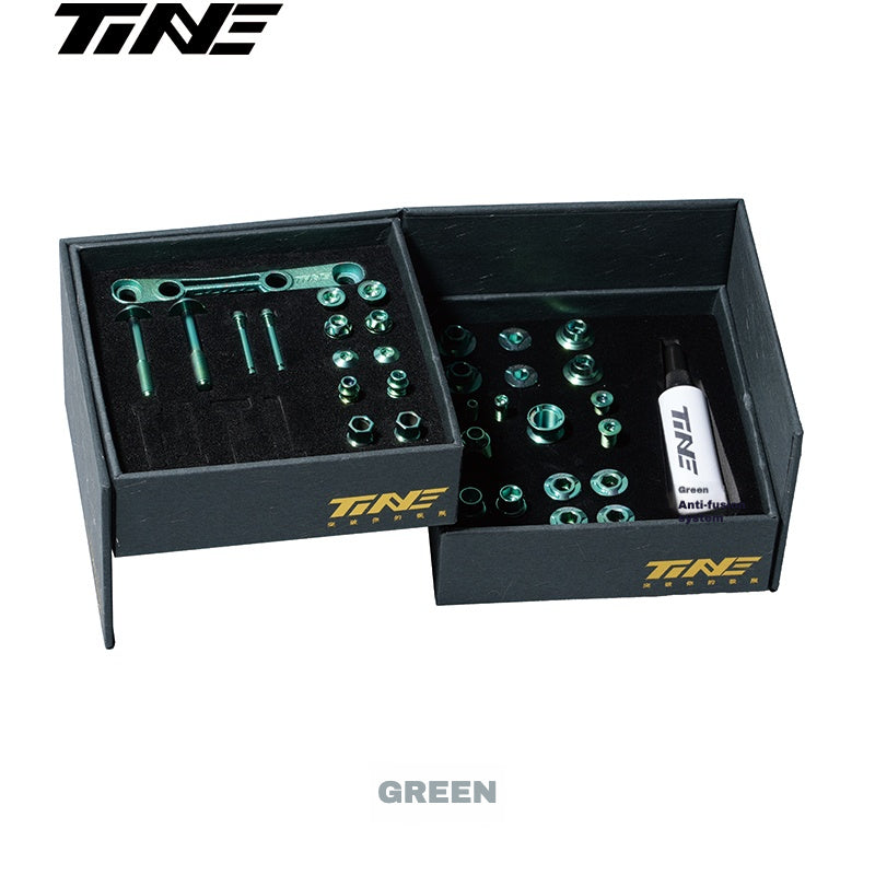 TiNE Ultra-Lightweight Titanium Bolt Kit for Shimano Dura-Ace 9270 / Ultegra 8170 / 105 7170 – Multiple Colors