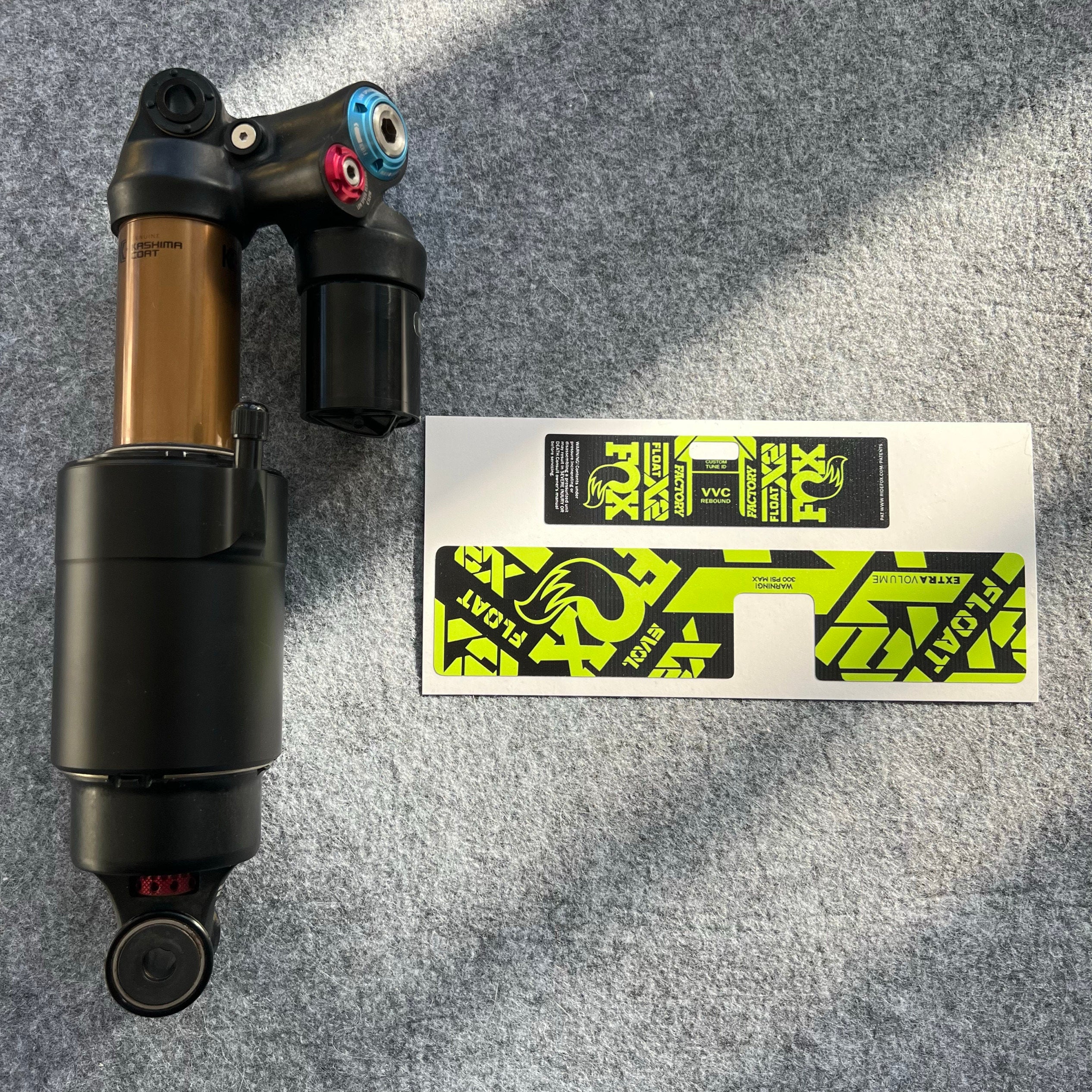 FOX FLOAT X2 Rear Shock Decal Kit | Waterproof MTB Suspension