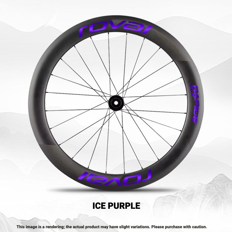 ROVAL RAPIDE CLX II Logo Color Change Sticker | Waterproof | Full Set for Two Wheels + Backup Included