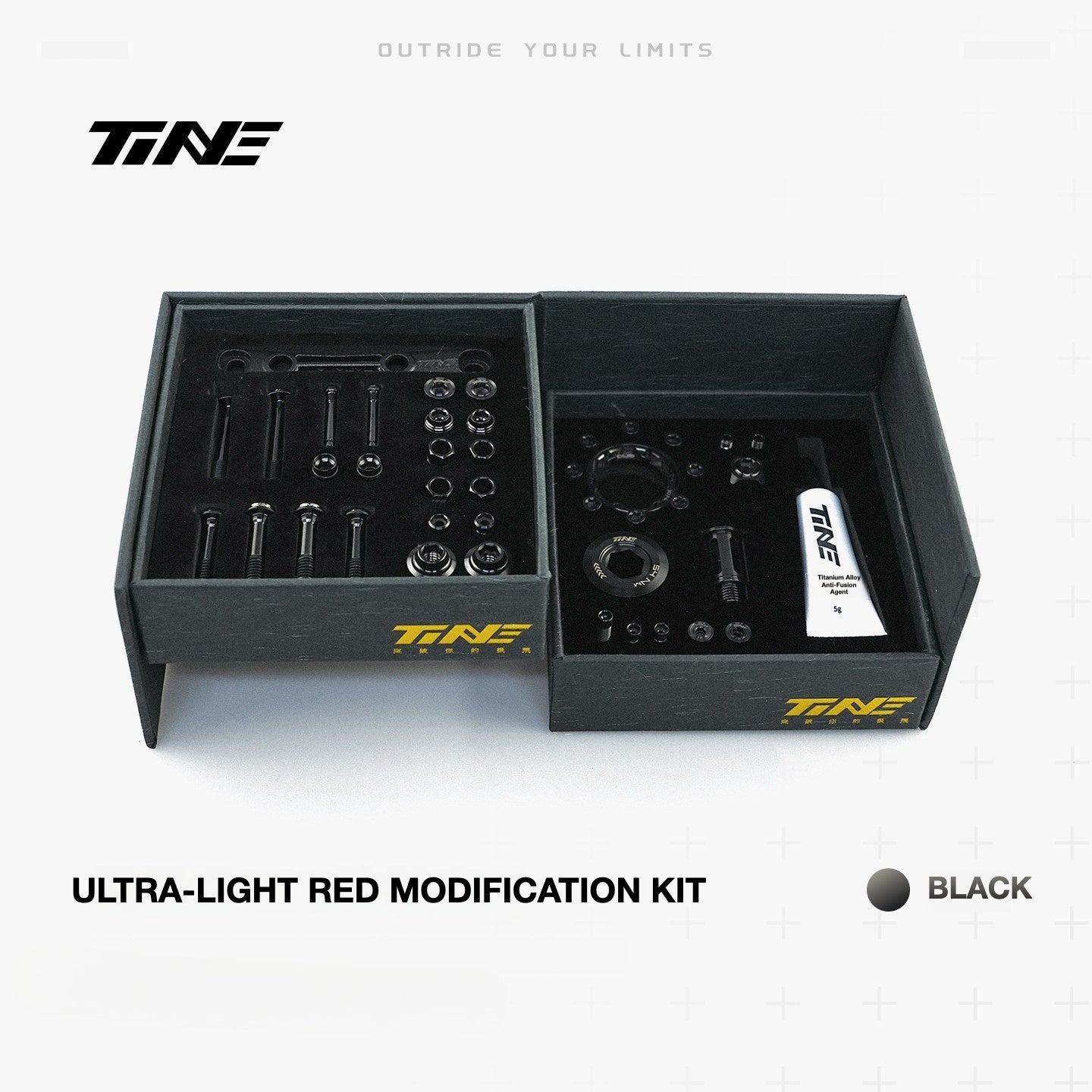 TiNE Titanium Bolt Kit for SRAM RED AXS Derailleur | Ultra-Light 77.7g Upgrade, 45% Weight Reduction