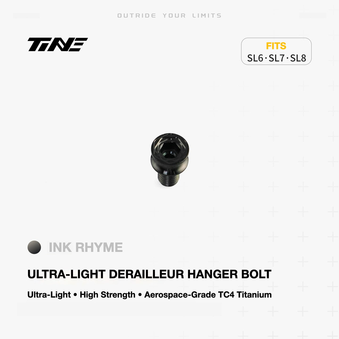TiNE Ultra-Light Titanium Rear Derailleur Hanger Bolts for Specialized Tarmac SL6 SL7 SL8 | 0.9g