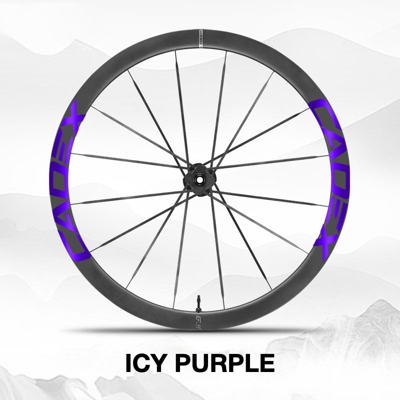 Cadex MAX 40 Wheel Decal Sticker Kit – Logo Cover & Color Customization