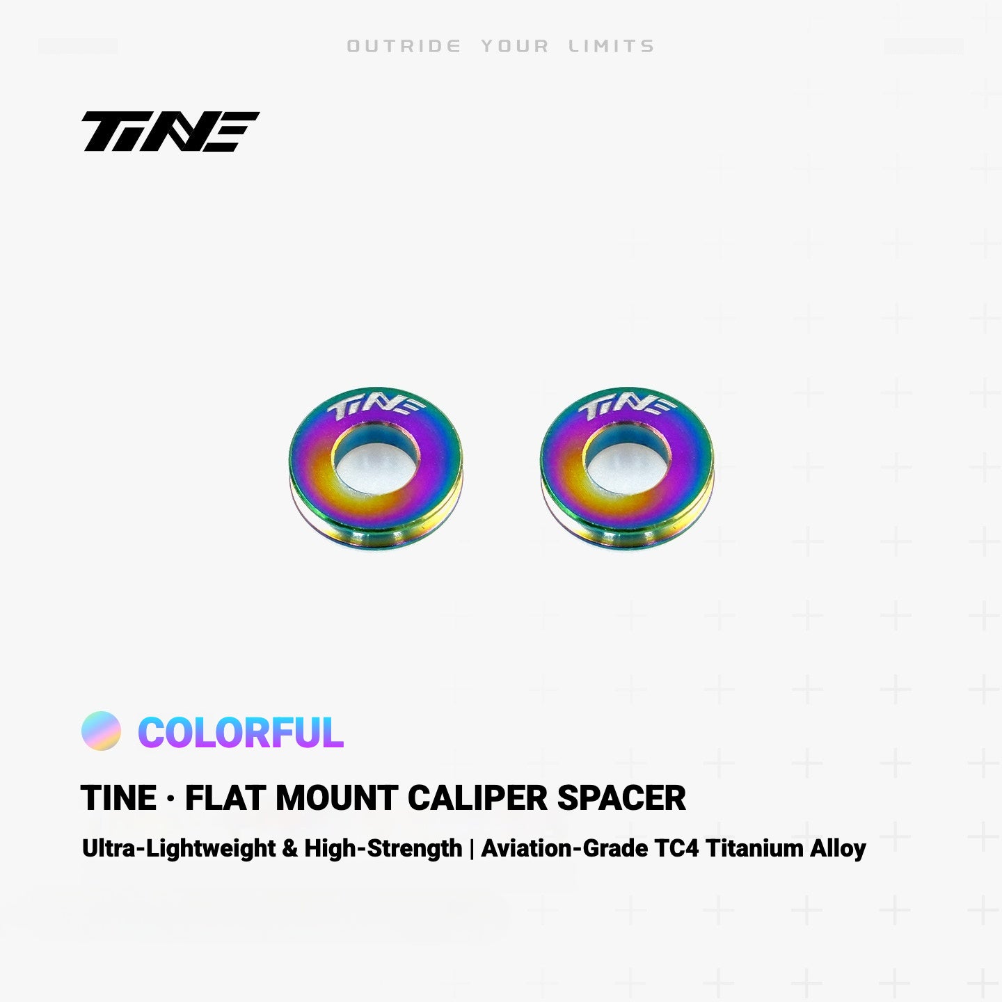 TiNE Ultra-Light Flat Mount Brake Caliper Spacer for Road Bikes