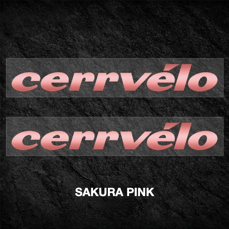 Custom OEM Logo Decals for 2026 Cervélo S5 Road Bike Frame | Waterproof Overlay Stickers