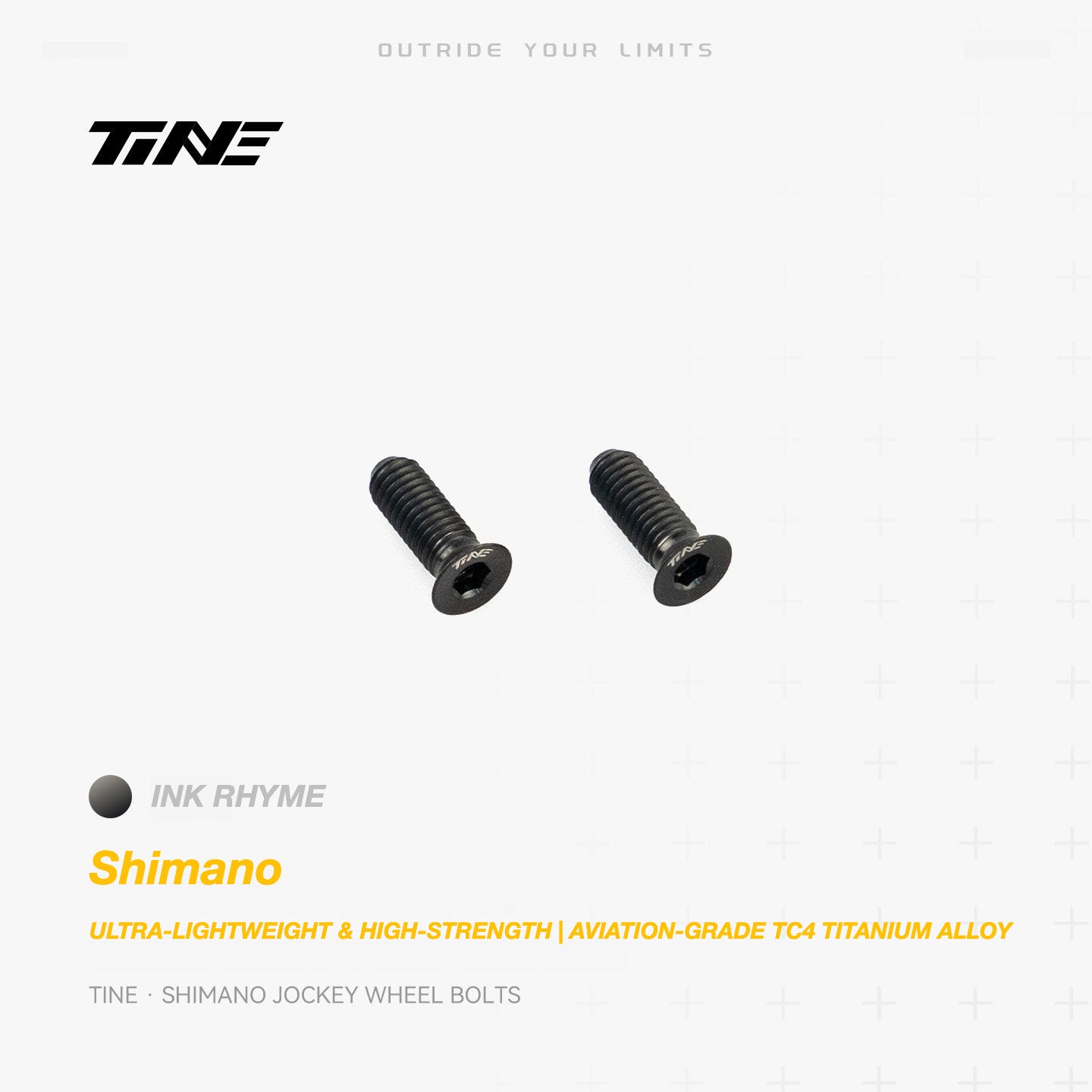 TiNE Titanium Shimano Jockey Wheel Bolts | Ultra-Light Road Bike Pulley Bolts