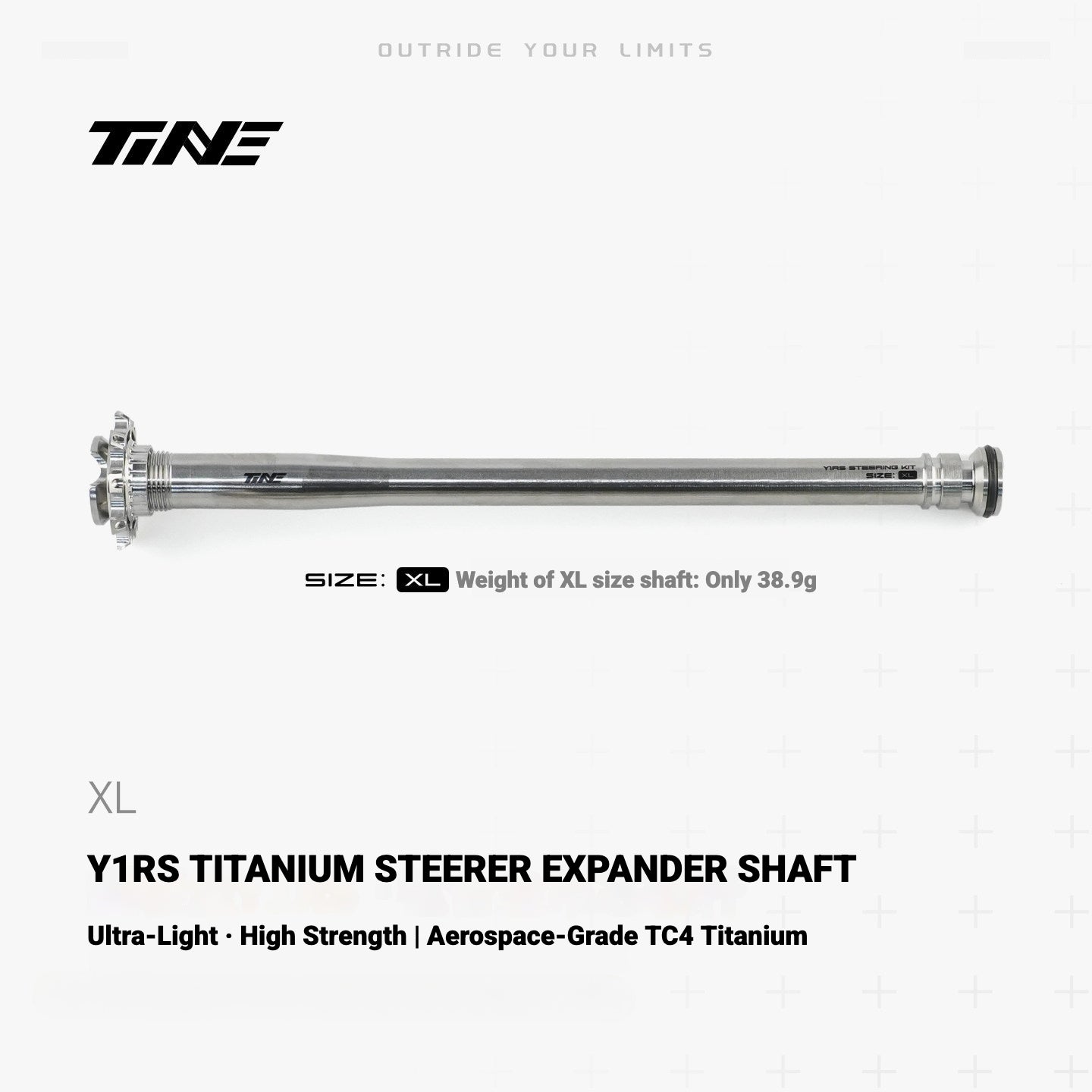 TiNE Ultra-Light Titanium Compression Plug Shaft for Colnago Y1RS | Steerer Upgrade
