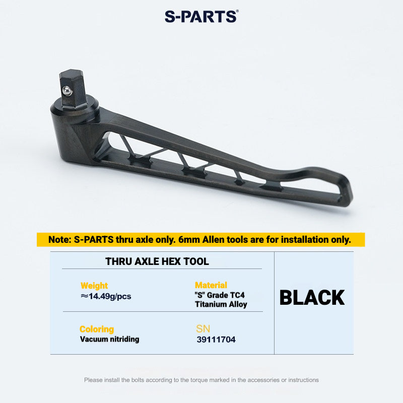 S-PARTS Titanium Quick Release Thru Axle for Pinarello Road Bikes | Lightweight TC4 Titanium Upgrade