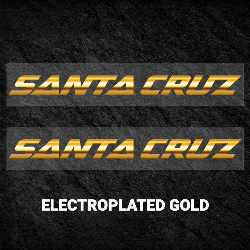 SANTA CRUZ Bronson Frame Logo Decal Kit | Custom Color Change MTB Sticker