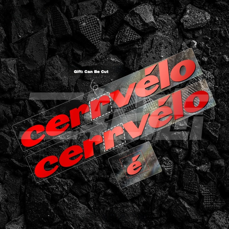 2023 cervelo S5 Frame Logo Color Decals｜Down Tube & Head Tube Sticker Kit｜48–56