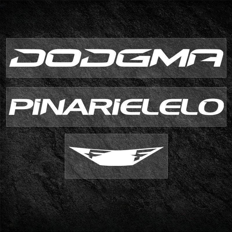 PINARELLO DOGMA F 2025/2026 Frame Logo Cover Decal Kit | 430–575mm | OEM Logo Overlay Stickers | Waterproof Vinyl Bike Frame Decals