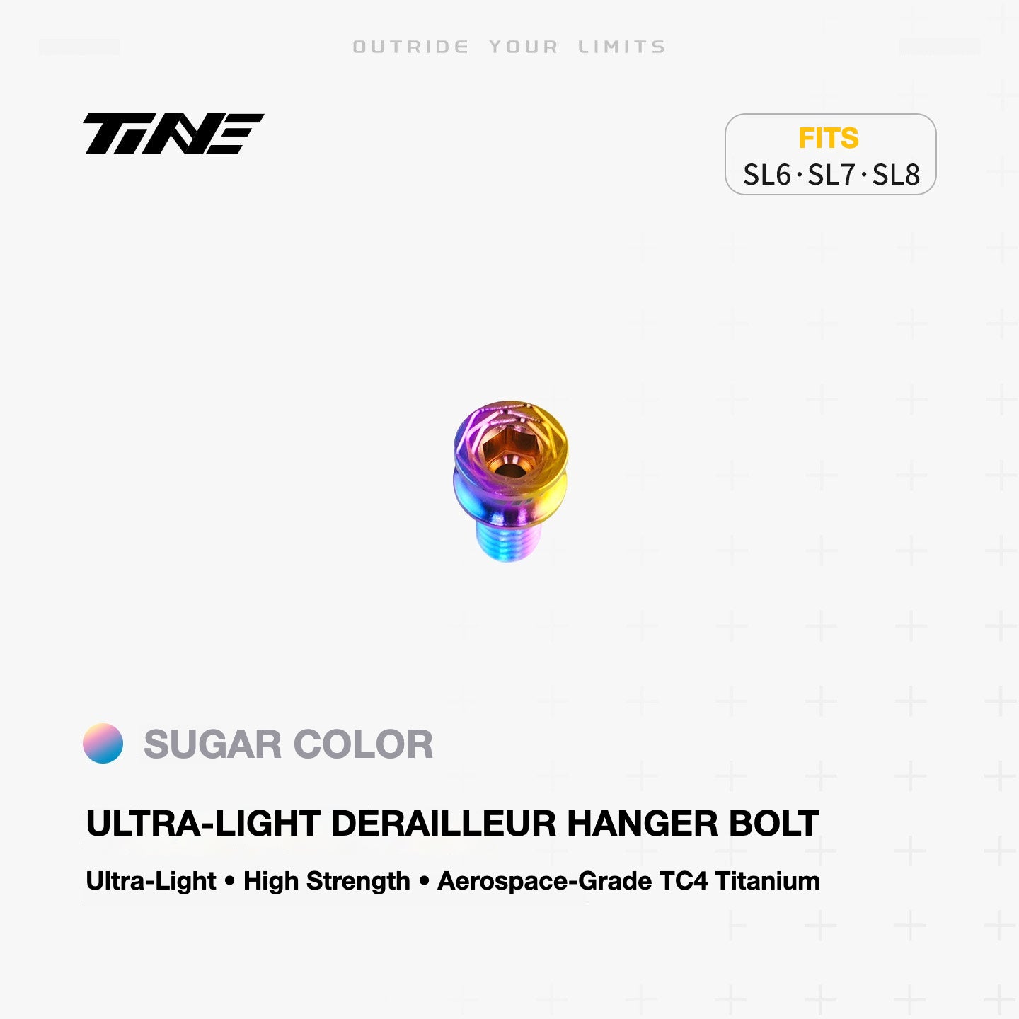 TiNE Ultra-Light Titanium Rear Derailleur Hanger Bolts for Specialized Tarmac SL6 SL7 SL8 | 0.9g