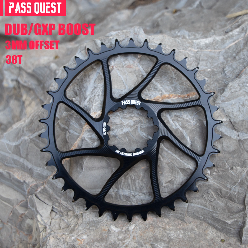 PASS QUEST SRAM 3-Bolt Direct-Mount Narrow-Wide Chainring | GXP DUB | 3mm / 6mm Offset