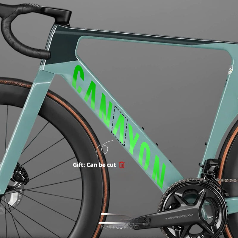 Canyon Aeroad CF SLX 8 Logo Color Change Decal Kit | Waterproof Removable Stickers | 19 Custom Colors