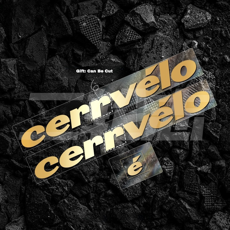 2023 cervelo S5 Frame Logo Color Decals｜Down Tube & Head Tube Sticker Kit｜48–56