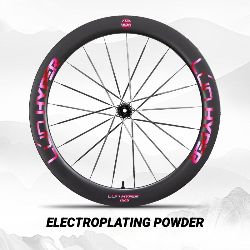 Infinity Logo Decals for Lún HYPER 5 D60 Gen 5 Wheelset | Waterproof Rim Overlay Stickers（Complete Decal Set for Two Wheels + Spare Decals Included）