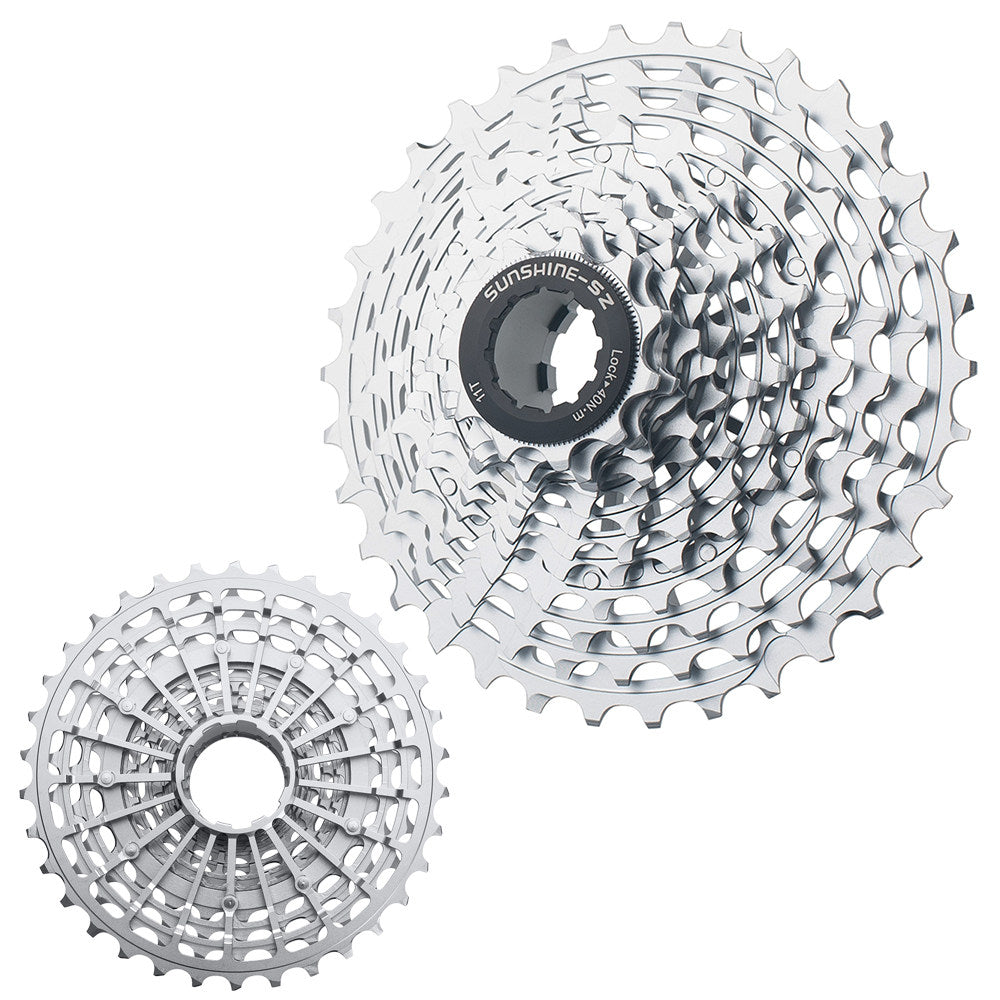 SUNSHINE Road Bike 11 / 12 Speed SLR Ultralight Color Cassette 11-36T HG Freehub 7075 Alloy