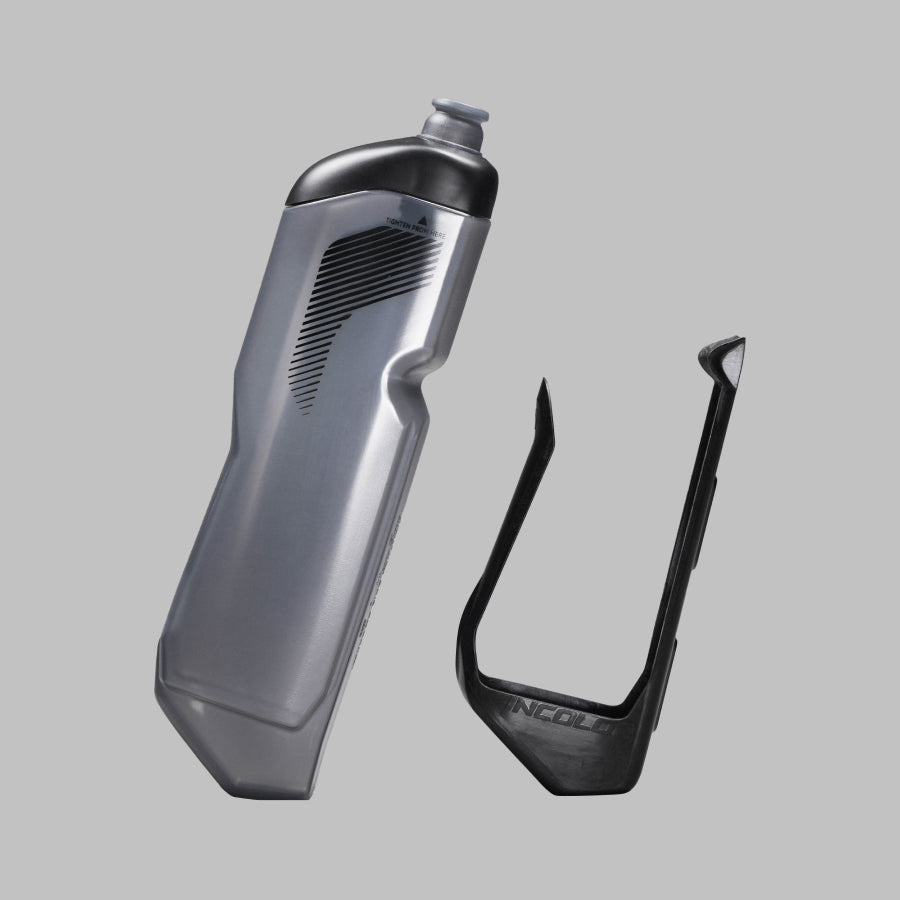 INCOLOR Aero Cycling Bottle & Carbon Cage｜Aero Water Bottle｜Save Up to 8W｜600ml / 620ml｜Bottle + Cage Set Options