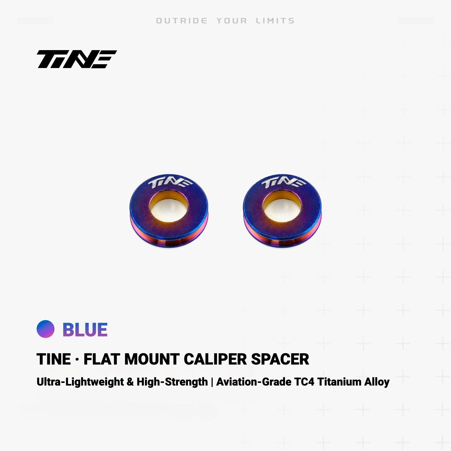 TiNE Ultra-Light Flat Mount Brake Caliper Spacer for Road Bikes
