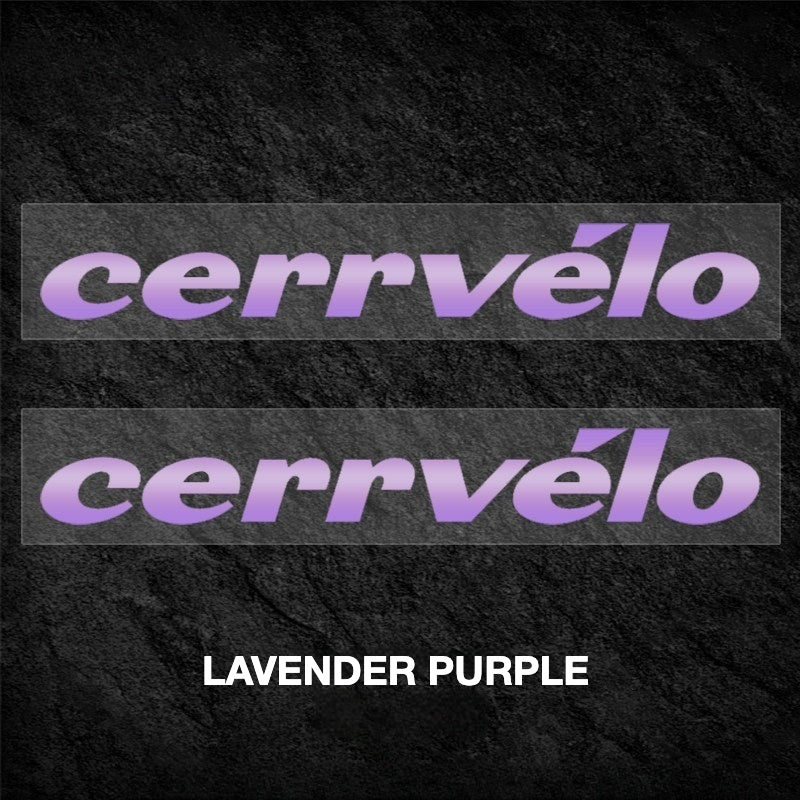 Custom OEM Logo Decals for 2026 Cervélo S5 Road Bike Frame | Waterproof Overlay Stickers
