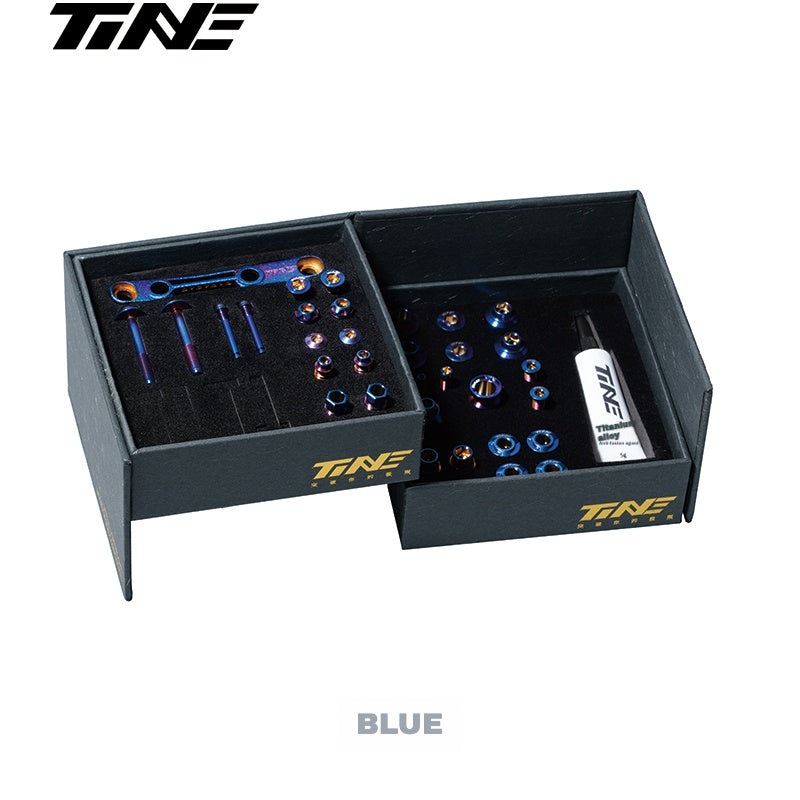 TiNE Ultra-Lightweight Titanium Bolt Kit for Shimano Dura-Ace 9270 / Ultegra 8170 / 105 7170 – Multiple Colors