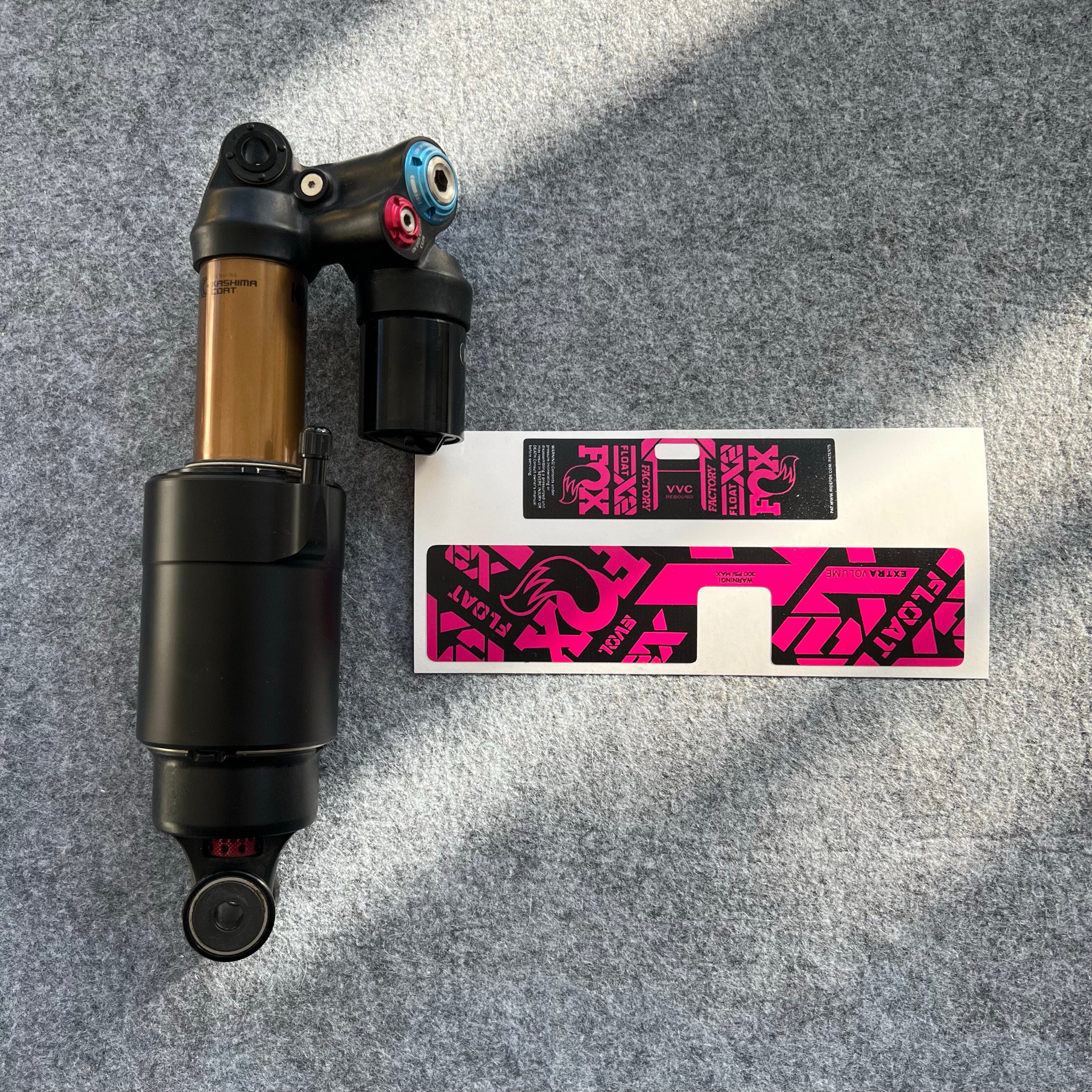 Custom Decal Kit for FOX FLOAT X2 Rear Shock | Waterproof MTB Shock Stickers | DH / AM / Full Suspension