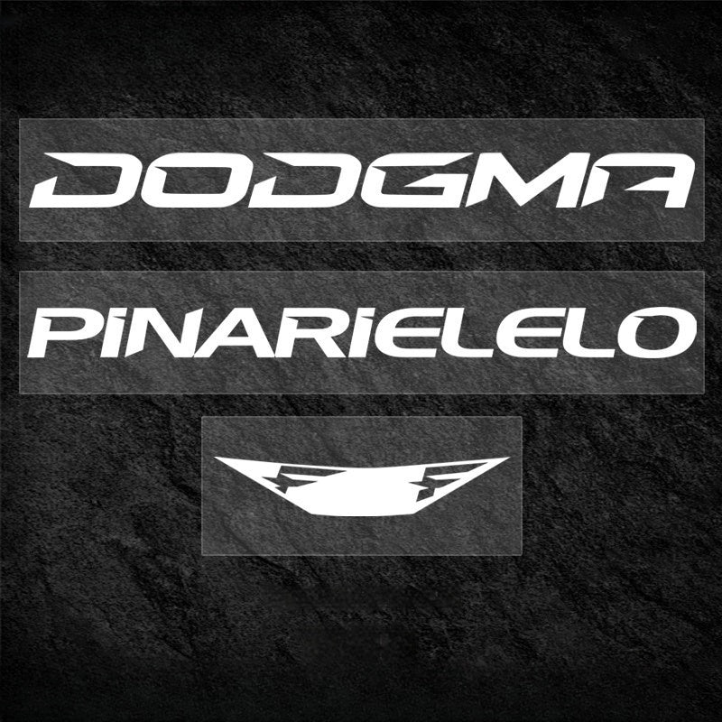 PINARELLO DOGMA F 2025/2026 Frame Logo Cover Decal Kit | 430–575mm | OEM Logo Overlay Stickers | Waterproof Vinyl Bike Frame Decals