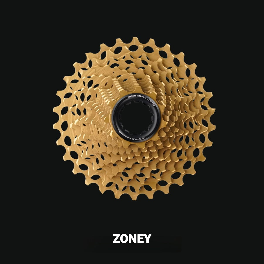 INCOLOR ZONEY 12-Speed Lightweight Road Bike Cassette 11–30T｜High Efficiency｜Multi-Color Options