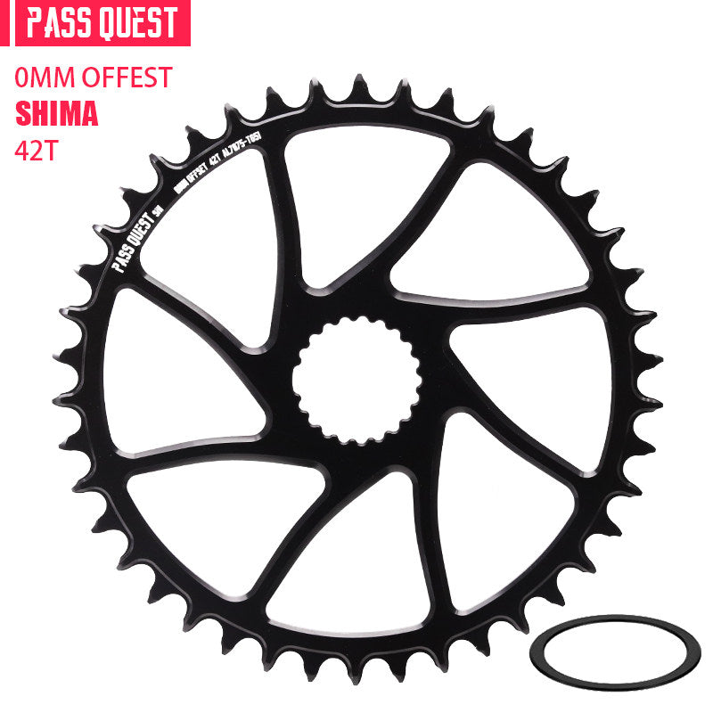 PASS QUEST Shimano Direct-Mount Narrow-Wide Chainring | M6100 M7100 M8100 M9100 | 0mm Offset