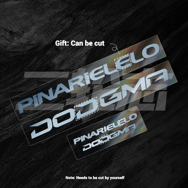 2025 Pinarello DOGMA F Factory Logo Color Change Decal Set｜Downtube + Chainstay Stickers (Multiple Colors)