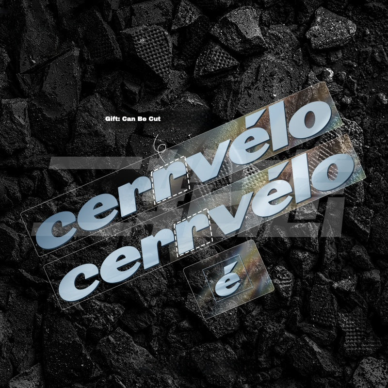 2023 cervelo S5 Frame Logo Color Decals｜Down Tube & Head Tube Sticker Kit｜48–56