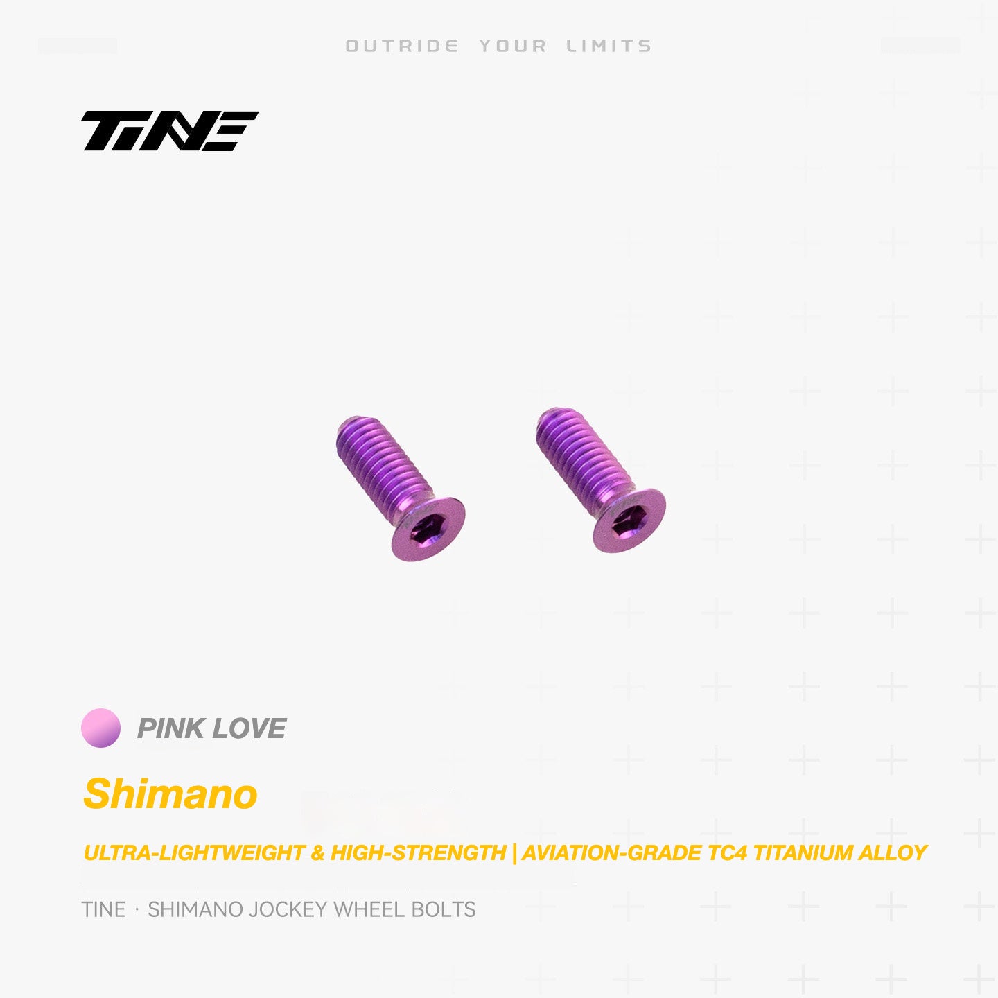 TiNE Titanium Shimano Jockey Wheel Bolts | Ultra-Light Road Bike Pulley Bolts