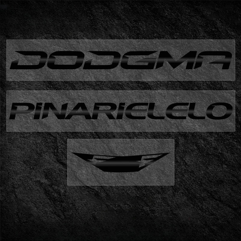 PINARELLO DOGMA F 2025/2026 Frame Logo Cover Decal Kit | 430–575mm | OEM Logo Overlay Stickers | Waterproof Vinyl Bike Frame Decals
