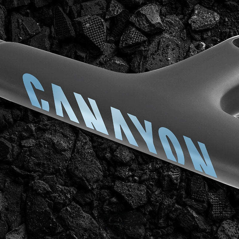 Canyon AEROAD CF SLX 8 Road Bike Handlebar Logo Stickers | Waterproof Color Change Decals