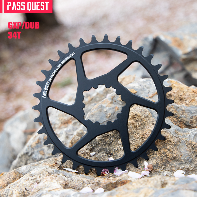 PASS QUEST Dirt Jump Single-Speed Chainring | 104BCD / SRAM 3-Bolt Direct Mount