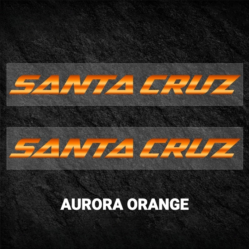 SANTA CRUZ Bronson Frame Logo Decal Kit | Custom Color Change MTB Sticker