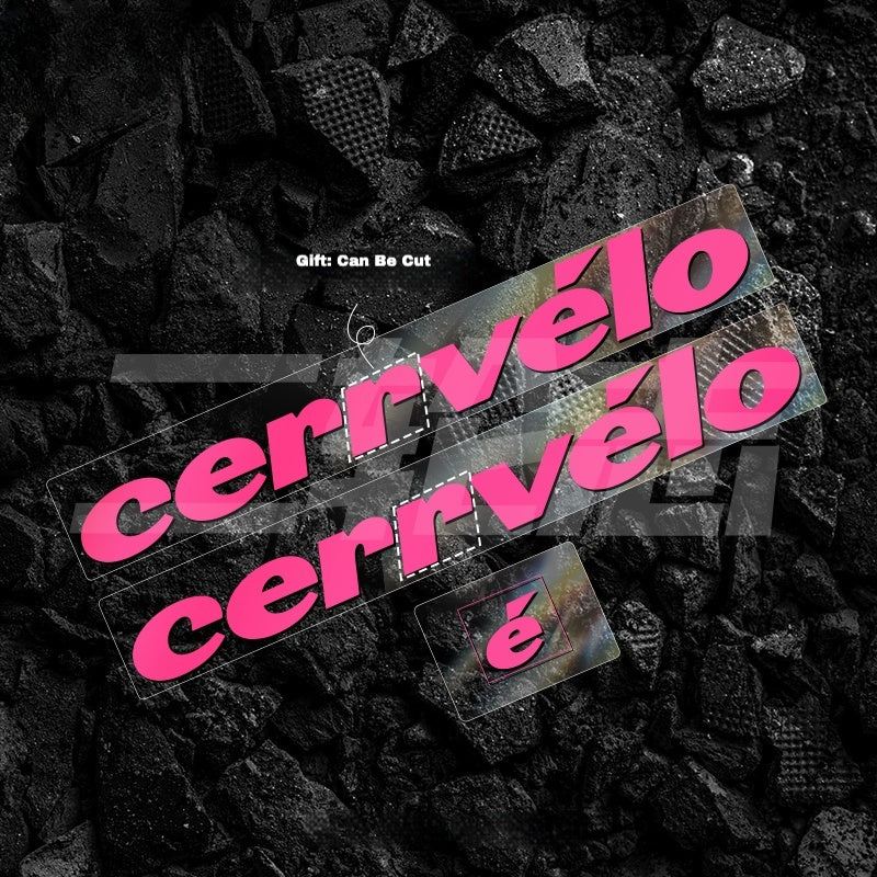 2023 cervelo S5 Frame Logo Color Decals｜Down Tube & Head Tube Sticker Kit｜48–56