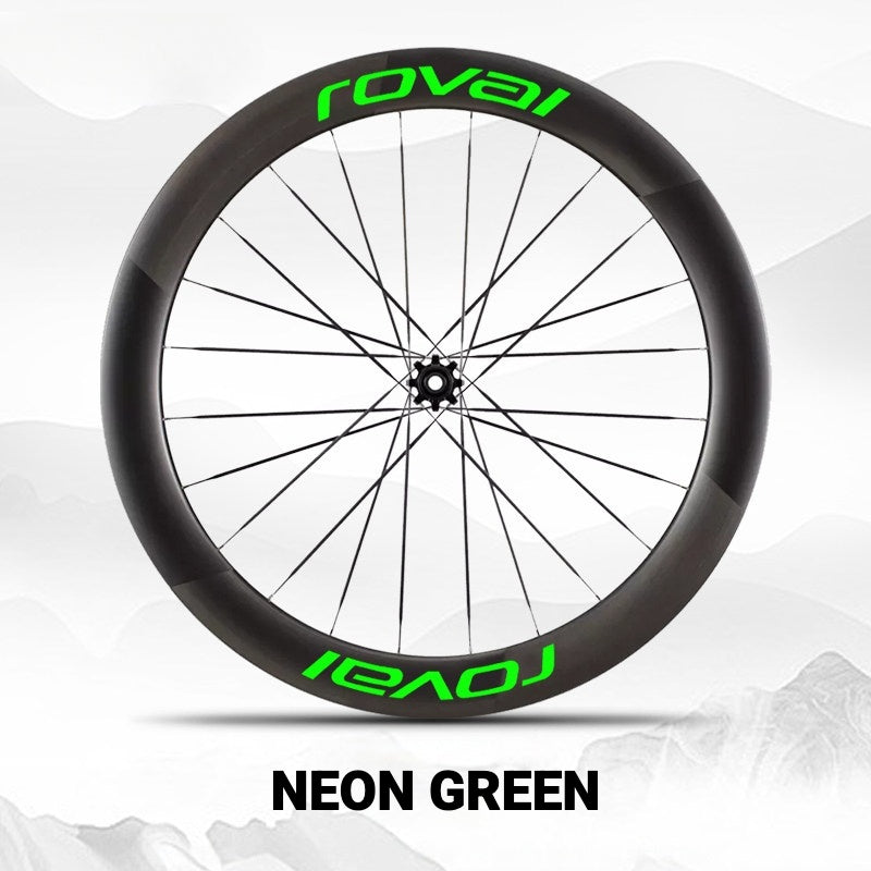 Specialized Roval Sprint CLX Wheel Decals | Custom Logo Color Change Overlay Stickers
