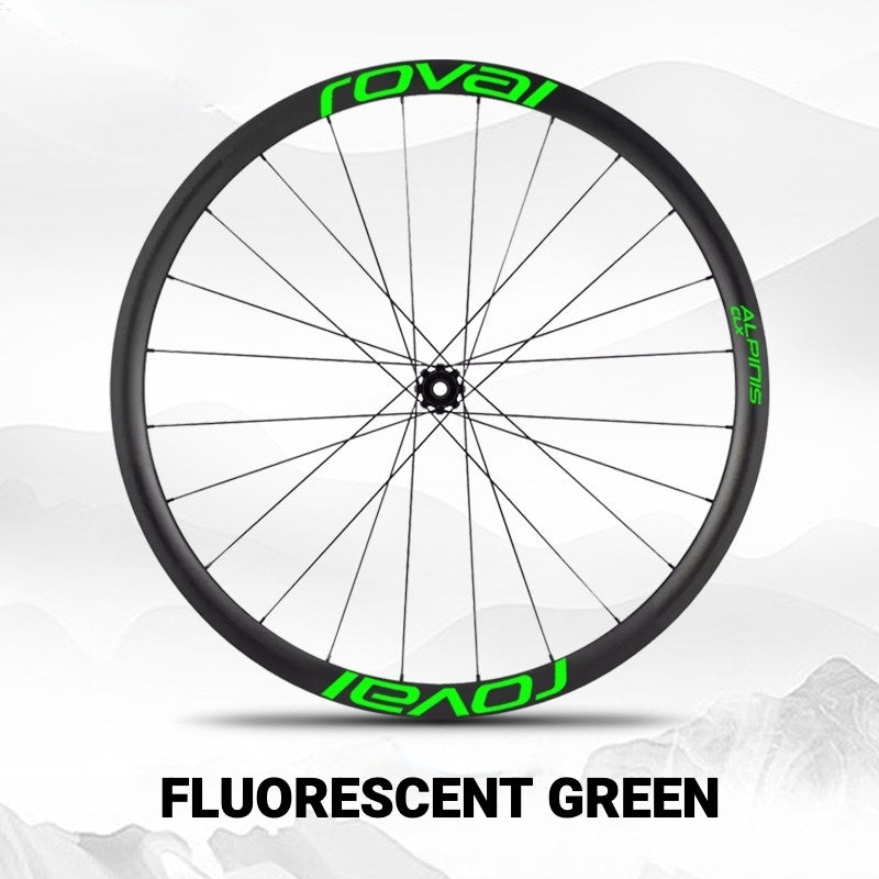 Roval Alpinist Carbon Wheel Decals | Custom Logo Color Change Stickers for Specialized Wheels