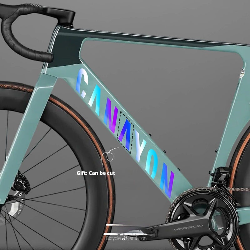 Canyon Aeroad CF SLX 8 Logo Color Change Decal Kit | Waterproof Removable Stickers | 19 Custom Colors
