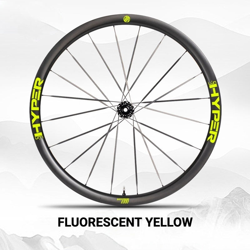 Infinity Logo Decals for Lún HYPER 3 D33 Gen 3 Wheelset | Waterproof Rim Overlay Stickers（Complete Decal Set for Two Wheels + Spare Decals Included）