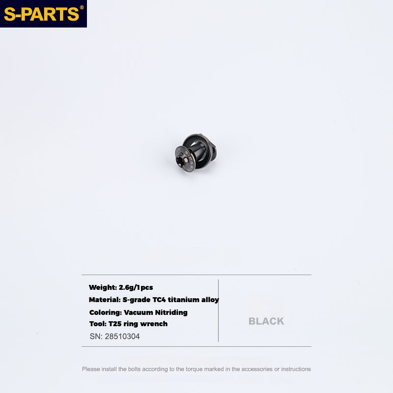 S-PARTS Titanium Alloy eeBrakes C-Clamp Screw Adapter Series