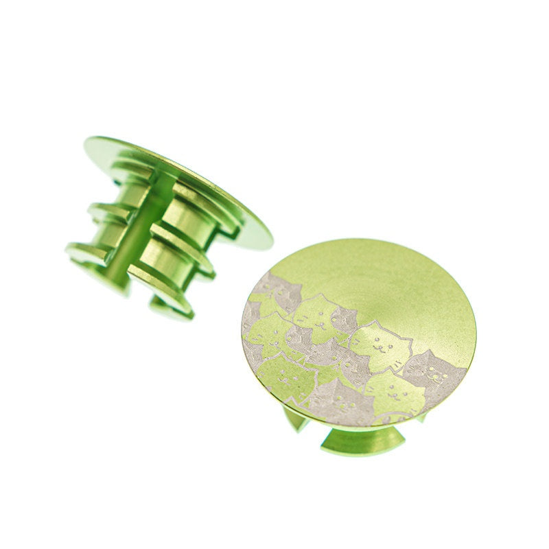 Ultra-Light CNC Aluminum Titanium Handlebar Bar End Plugs | 4.2g Road MTB Folding Bike Compatible