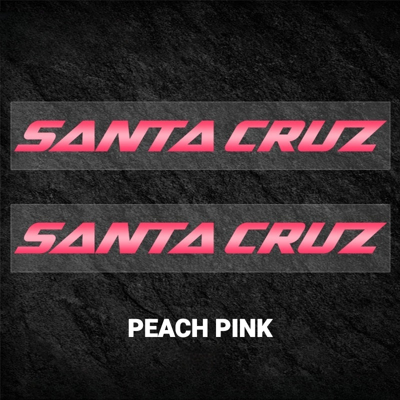 SANTA CRUZ Bronson Frame Logo Decal Kit | Custom Color Change MTB Sticker