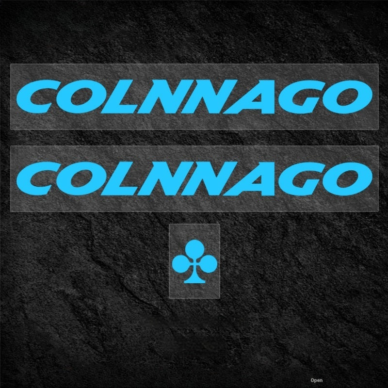 Colnago V5RS Logo Decal Set (2× Downtube + 1× Headtube)｜Custom Frame Color Change Stickers｜35+ Colors