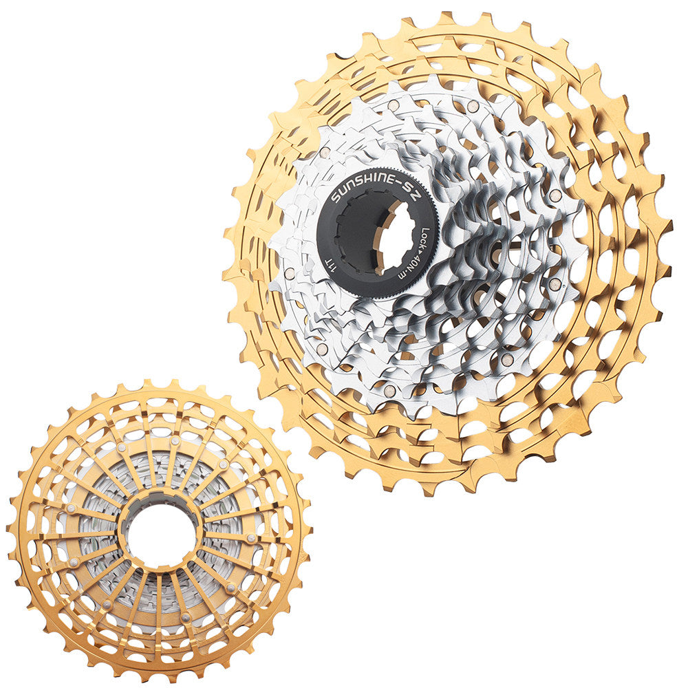 SUNSHINE Road Bike 11 / 12 Speed SLR Ultralight Color Cassette 11-36T HG Freehub 7075 Alloy