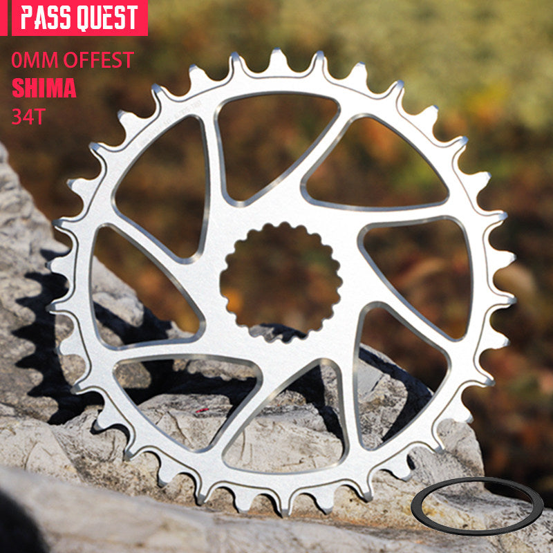 PASS QUEST Shimano Direct-Mount Narrow-Wide Chainring | M6100 M7100 M8100 M9100 | 0mm Offset