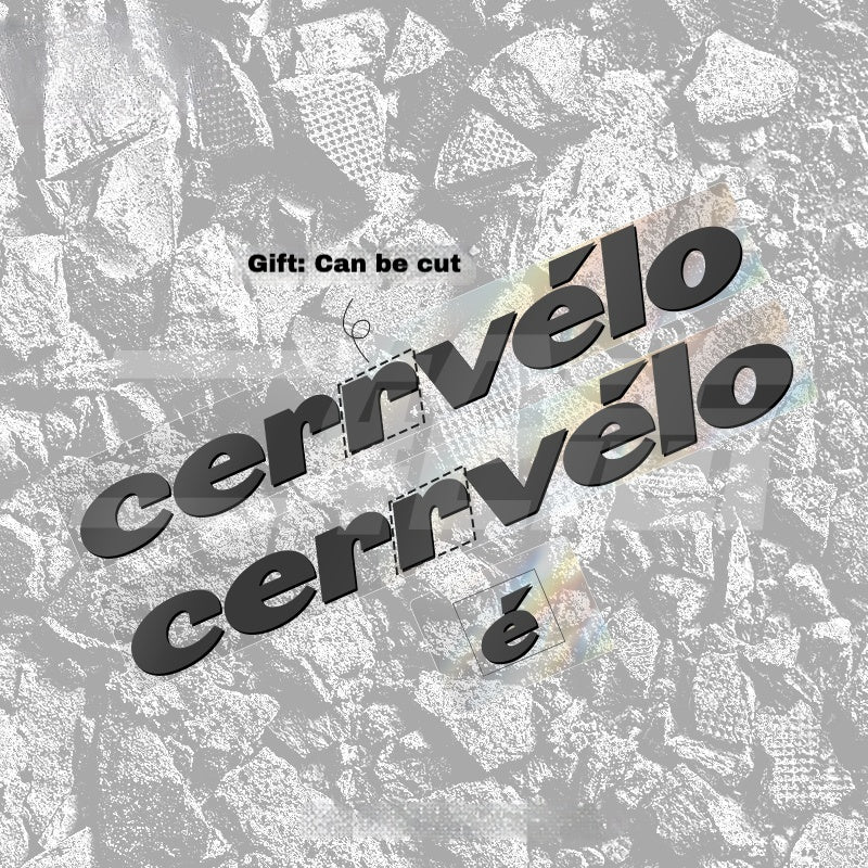 2023 cervelo S5 Frame Logo Color Decals｜Down Tube & Head Tube Sticker Kit｜48–56