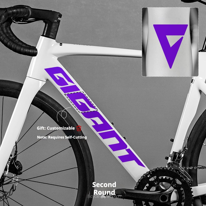 Custom Logo Decal Wraps for 2025 Giant TCR 10th Gen Road Bike | Color Change & Styling