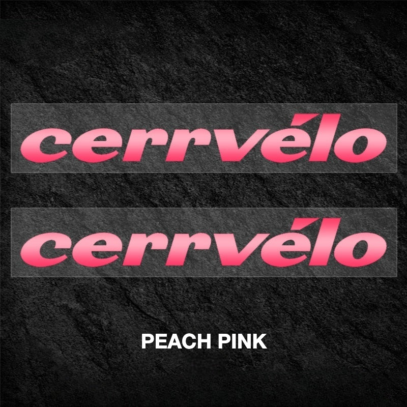 Custom OEM Logo Decals for 2026 Cervélo S5 Road Bike Frame | Waterproof Overlay Stickers